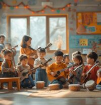 L’importance de la musique dans le développement éducatif des enfants