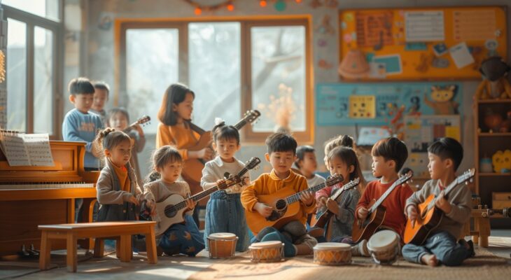 L’importance de la musique dans le développement éducatif des enfants