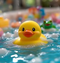 Jouet de bain bébé : une exploration colorée et amusante