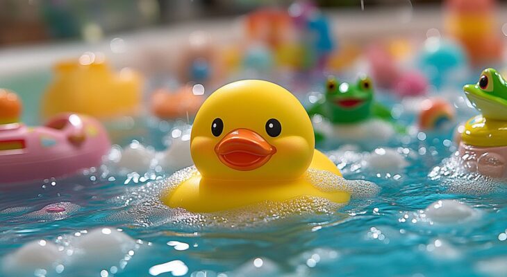 Jouet de bain bébé : une exploration colorée et amusante