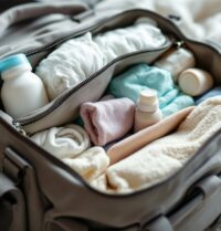 Organiser son sac à langer pour bébé : les indispensables