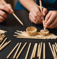 Allumettes et créativité : activités guidées en sécurité