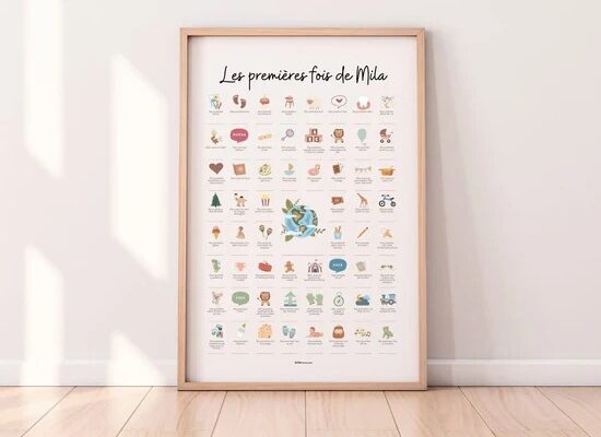 Affiche « Mes Premières Fois » Bébé : un souvenir unique pour les jeunes parents Affiche « Mes Premières Fois » Bébé : un souvenir unique pour les jeunes parents