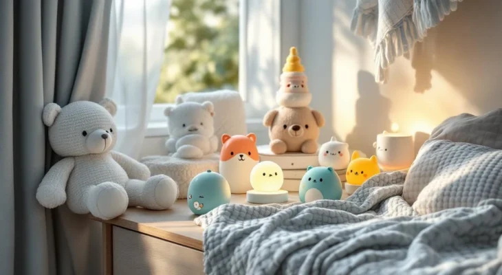Veilleuses bébé : le guide pour choisir la lumière parfaite en accessoire de chambre