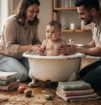 Baignoire bébé : un moment de détente pour bébé et parents