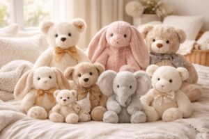 Peluches collector et doudous premium pour bébés chez Steiff, Jellycat et Histoire d&rsquo;Ours