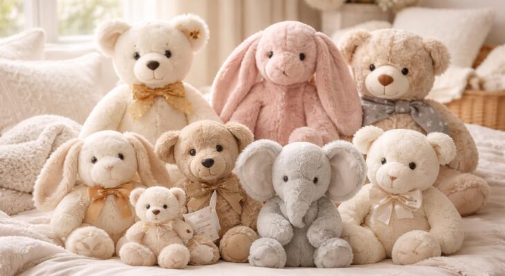 Peluches collector et doudous premium pour bébés chez Steiff, Jellycat et Histoire d&rsquo;Ours