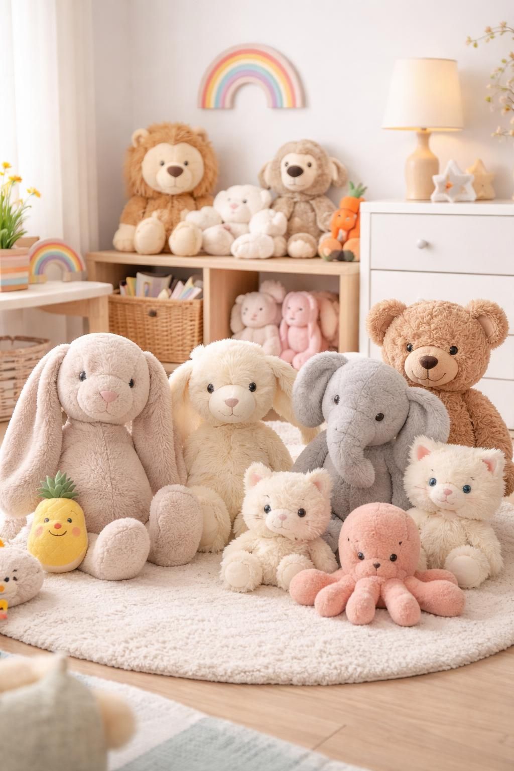 découvrez une sélection adorable de peluches douces jellycat et steiff, parfaites comme cadeaux pour enfants. offrez tendresse et douceur avec ces compagnons câlins uniques.