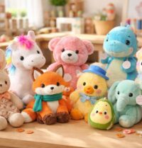 Peluches pas chères pour enfants avec soldes Gifi, Action et fabrication maison couture