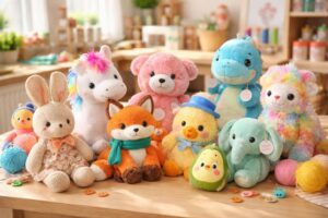 Peluches pas chères pour enfants avec soldes Gifi, Action et fabrication maison couture