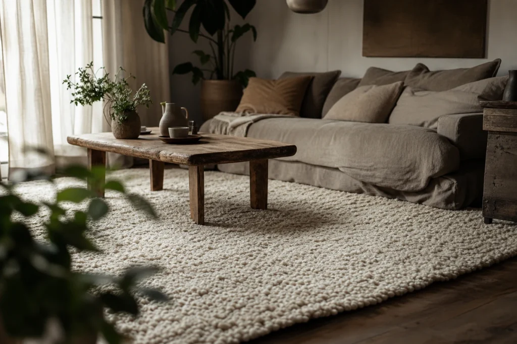5 façons d&rsquo;illuminer un salon sombre grâce à un tapis scandinave